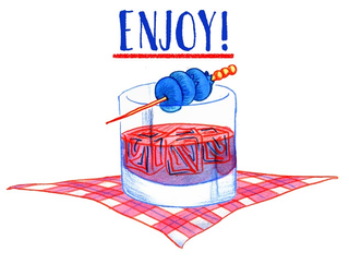 Illustration for article titled How to Make the Picnic Blanket, a Cocktail for Berrying Bitterness